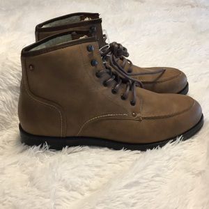 New Faux Fur Lace Up Boots 13 Call it Spring